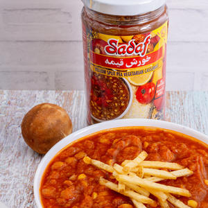 Sadaf Khoresh Gheimeh | Yellow Split  Pea Stew in Jar- 12 oz.