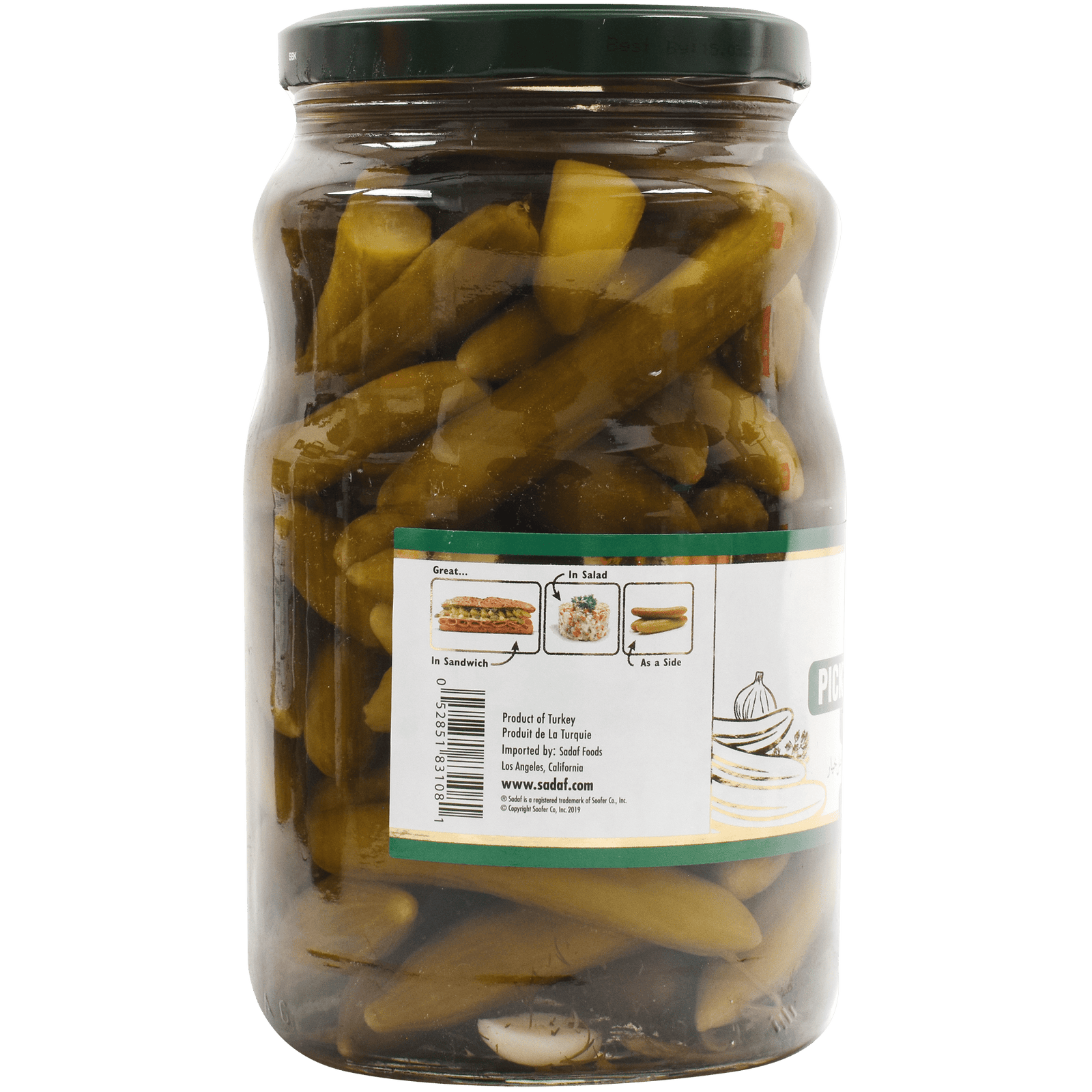 Sadaf Pickled Cucumbers | Dill - 56.4 oz - Sadaf.com