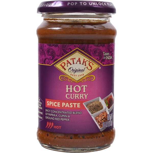 Buy Patak's Hot Curry Spice Paste Hot 10