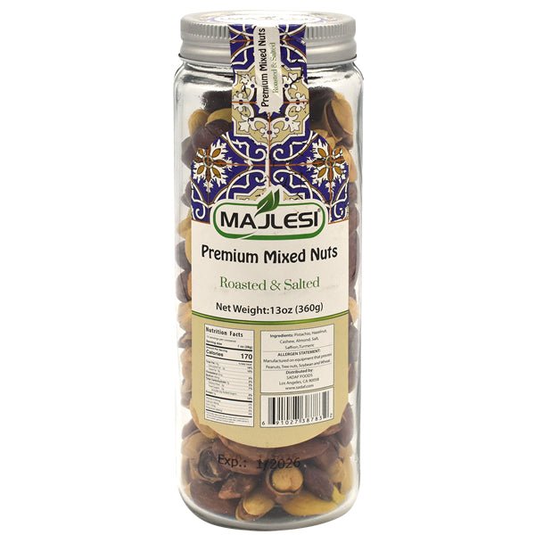 Majlesi Mixed Nuts | Premium Roasted & Salted 13 oz - Sadaf.comSadaf.com15-6724
