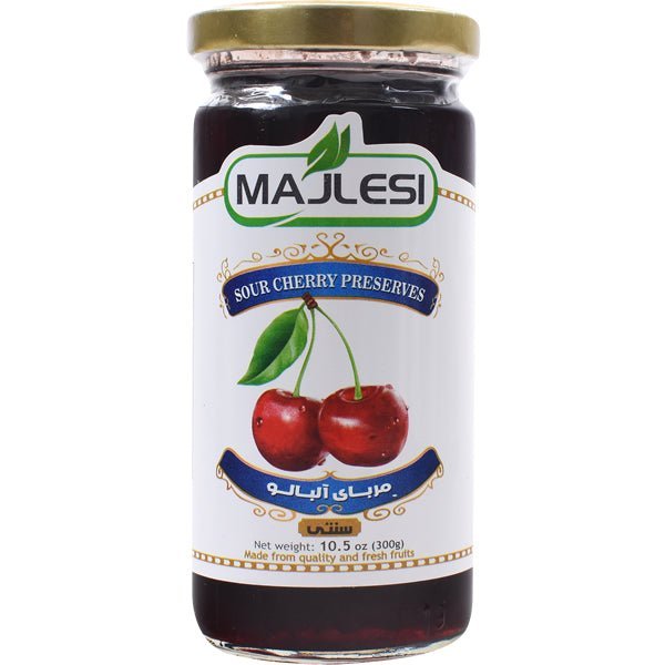 Majlesi Sour Cherry Preserves - 10.5 oz - Sadaf.com