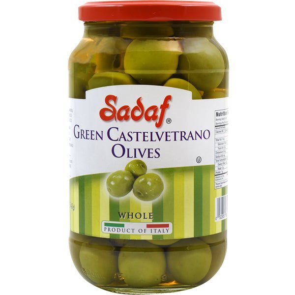 Buy Sadaf Green Castelvetrano Olives 12 oz. - Sadaf.com