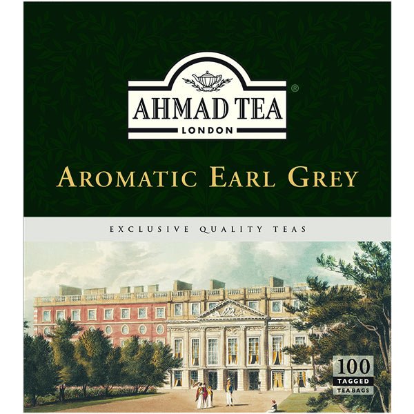 Ahmad Aromatic Earl Grey 100 tagged tea bags - Sadaf.comAhmad44-7905