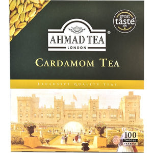 Ahmad Cardamom Tea 100 Tagged Tea Bags - Sadaf.comAhmad44-7909