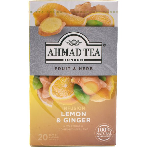 Ahmad Lemon & Ginger Tea 20 TB - Sadaf.comAhmad43-6628