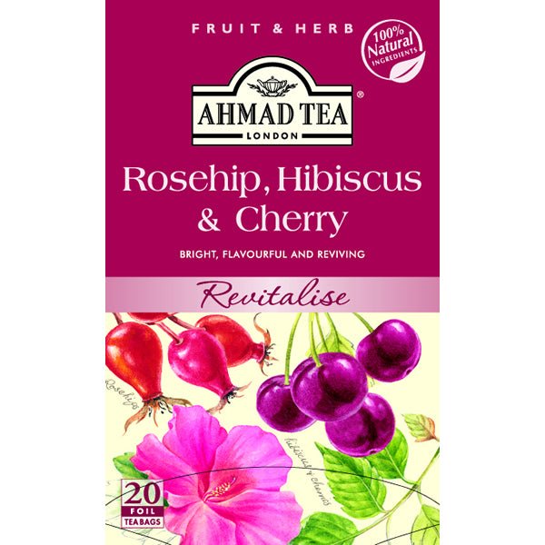 Ahmad Rosehip & Cherry Herbal Tea 1.4 oz. - Sadaf.comAhmad43-6623