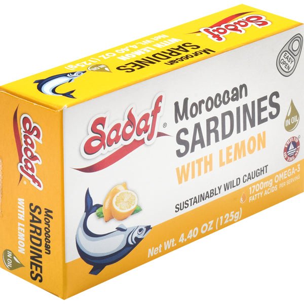 Sadaf Moroccan Sardines with Lemon 125g - Sadaf.comSadaf30-3434
