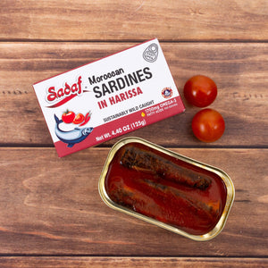 Sadaf Premium Moroccan Sardines | Harissa -125g - Sadaf.comSadaf30-3436