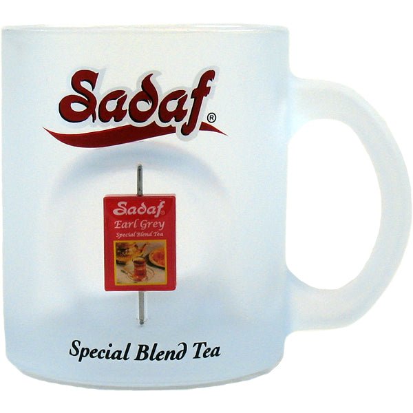 Sadaf Spinner Mug | Special Blend Tea Design - Frosted Glass - Sadaf.comSadaf90-7523