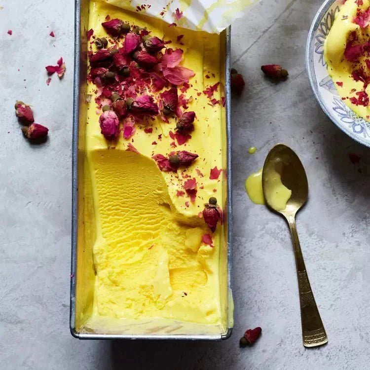 Bastani Irani (Rosewater-and-Saffron Ice Cream) - Sadaf.com