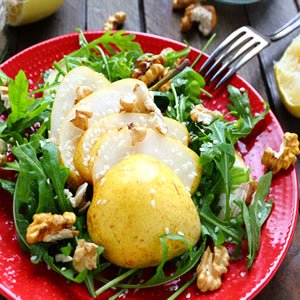 Butter Lettuce and Walnut Pear Salad - Sadaf.com