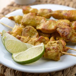 Turmeric Chicken Satay - Sadaf.com