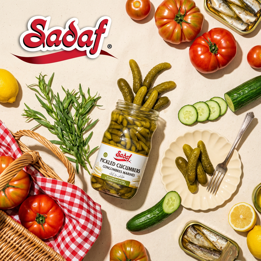 Sadaf Pickled Cucumbers | Tarragon - 24 oz - Sadaf.com