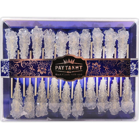 Majlesi Rock Candy White 20 Sticks 12.6 oz - Sadaf.com