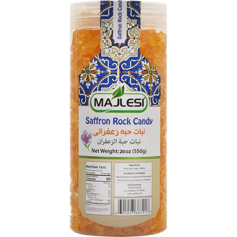 Majlesi Saffron Rock Candy | Crystals 20 oz - Sadaf.com