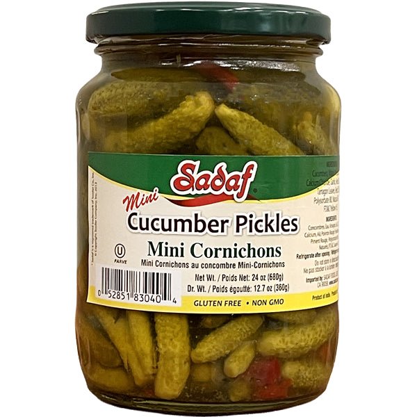 Sadaf Mini Cornichons | Pickles - 24 oz. - Sadaf.com