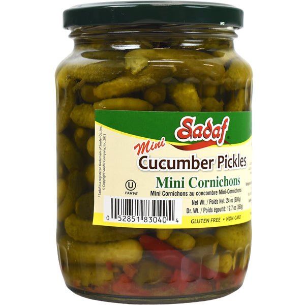 Sadaf Mini Cornichons | Pickles - 24 oz. - Sadaf.com