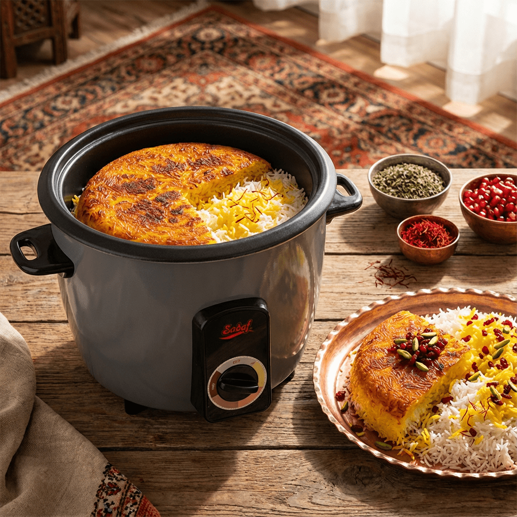 Sadaf Automatic Rice Cooker - Sadaf.com
