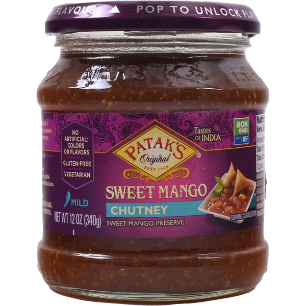 Patak's Sweet Mango Chutney - 12 oz.