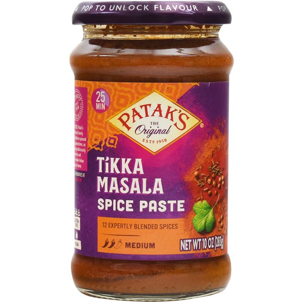 Patak's Tikka Masala Spice Paste | Medium - 10 oz. - Sadaf.com