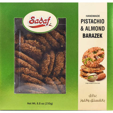 Sadaf Barazek Pistachio & Almond | Handmade 8.8 oz - Sadaf.com