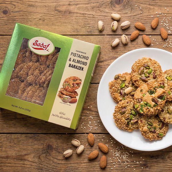 Sadaf Barazek Pistachio & Almond | Handmade 8.8 oz - Sadaf.com