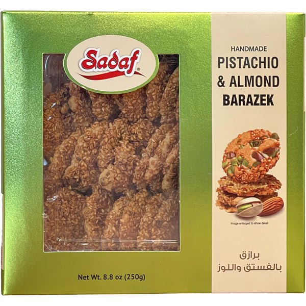 Sadaf Barazek Pistachio & Almond | Handmade 8.8 oz - Sadaf.com