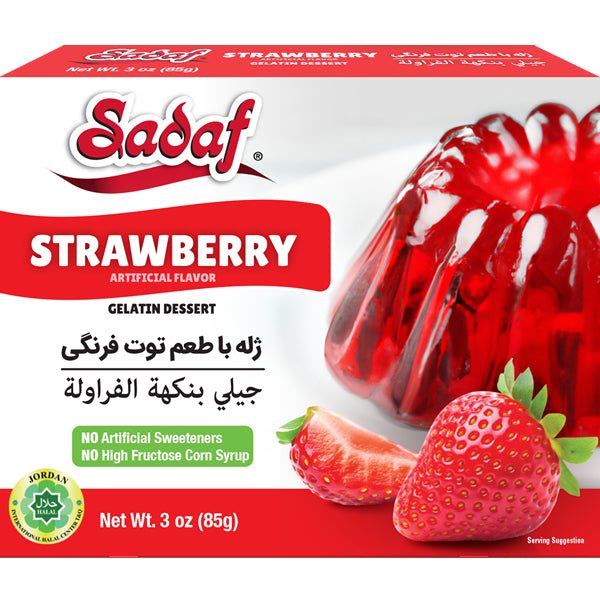 Sadaf Gelatin Desserts Strawberry 3 oz - Sadaf.com