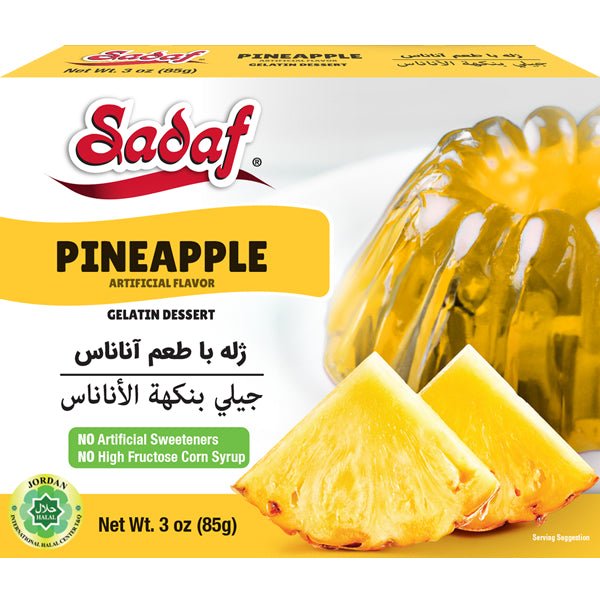 Sadaf Gelatin Dessert Pineapple 3 oz - Sadaf.com