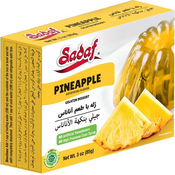 Sadaf Gelatin Dessert Pineapple 3 oz - Sadaf.com