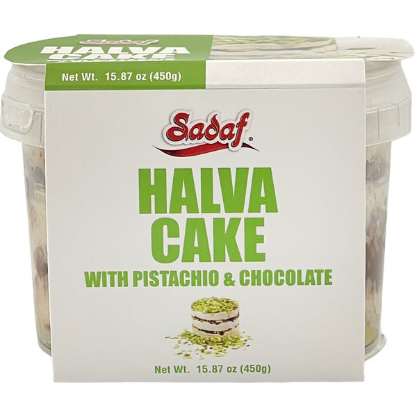 Sadaf Halva Cake | Pistachio & Chocolate - 15.87 oz - Sadaf.com