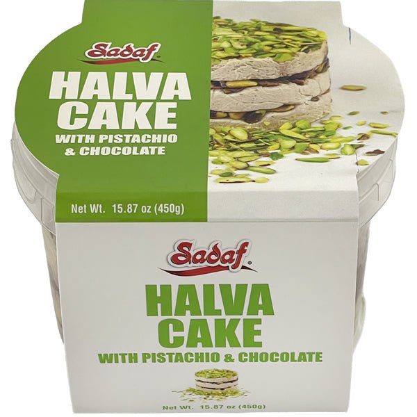 Sadaf Halva Cake | Pistachio & Chocolate - 15.87 oz - Sadaf.com