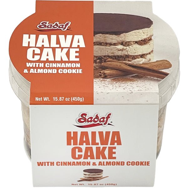 Sadaf Halva Cake | Cinnamon & Almond Cookie - 15.87 oz - Sadaf.com