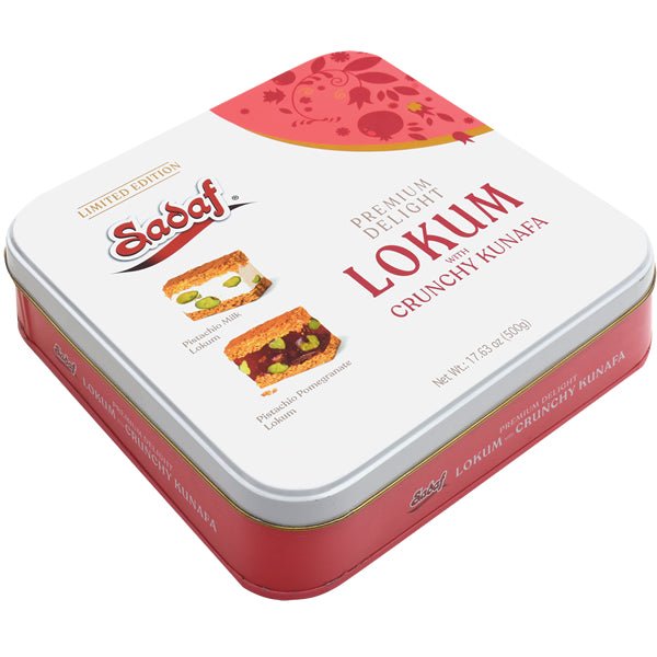 Sadaf Premium Assorted Pistachio Lokum with Kunafa | Limited Edition - 17.63 oz - Sadaf.com