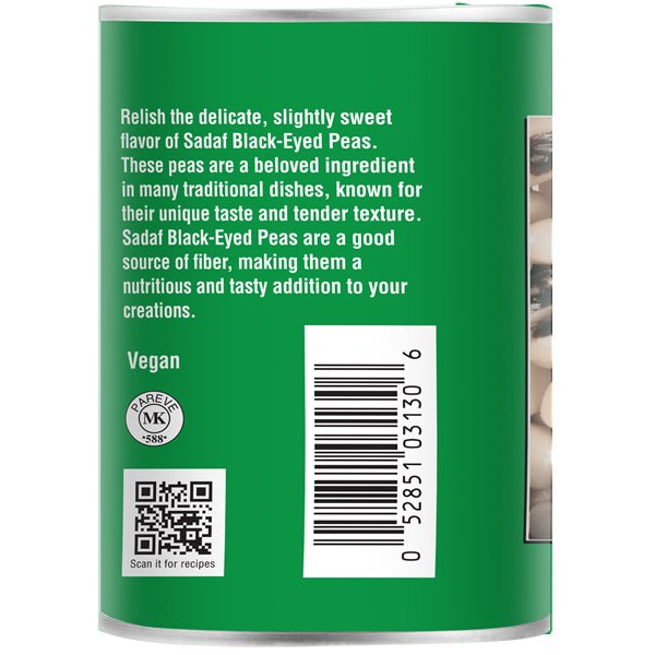 Black Eye Peas | Canned - 20.5 oz. - Sadaf.com