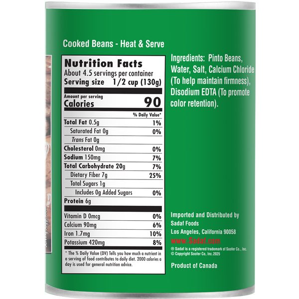 Pinto Beans | Canned - 20.5 oz. - Sadaf.com