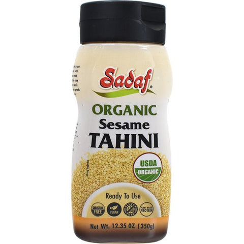 Sadaf Organic Tahini Sesame | Easy Squeeze Bottle - 12.35 oz - Sadaf.com