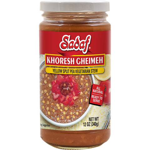 Khoresh Gheimeh | Yellow Split Pea Stew in Jar