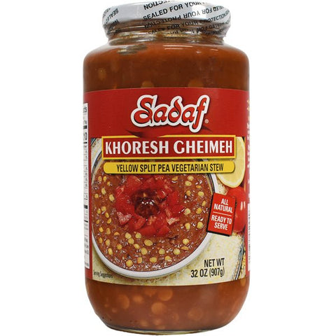 Sadaf Khoresh Gheimeh | Yellow Split Pea Stew in Jar - Sadaf.com