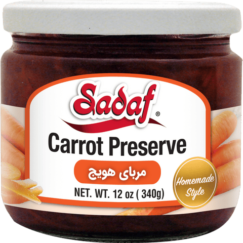 Sadaf Carrot Preserve | with Orange Peels - 12 oz. - Sadaf.com