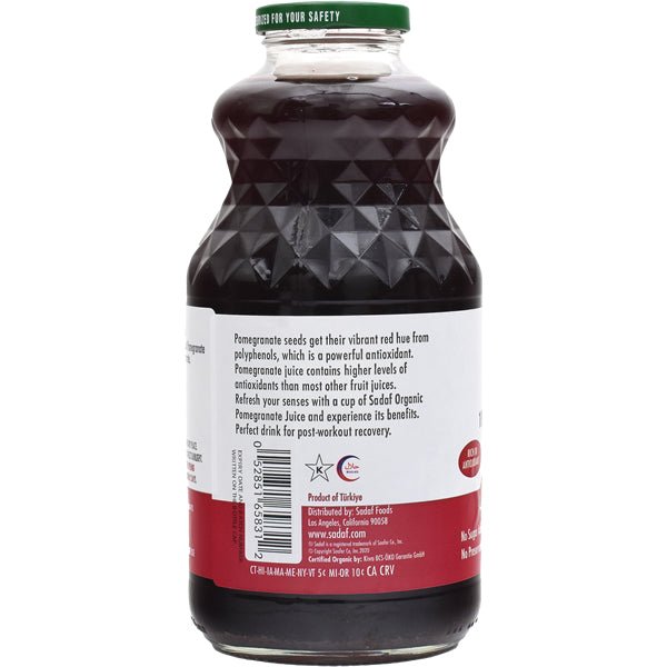 Sadaf Organic Pomegranate Juice 32 Fl oz - Sadaf.com