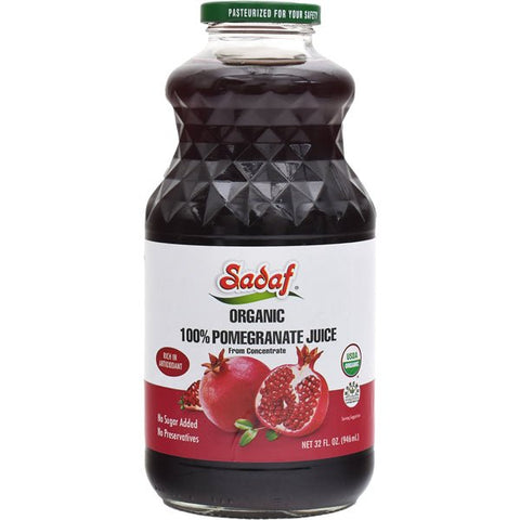 Sadaf Organic Pomegranate Juice 32 Fl oz - Sadaf.com