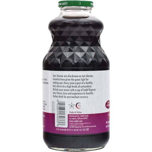 Sadaf Organic Sour Cherry Tart Juice 32 Fl oz - Sadaf.com
