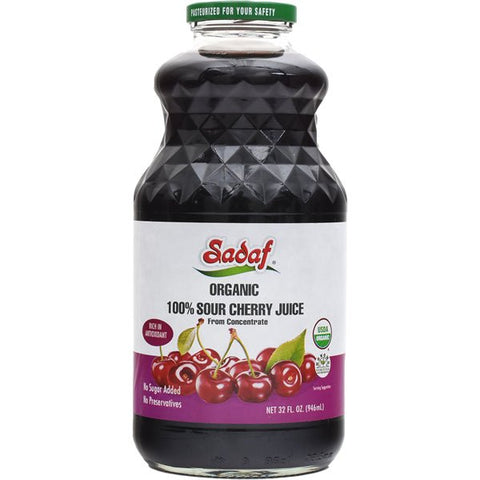 Sadaf Organic Sour Cherry Tart Juice 32 Fl oz - Sadaf.com