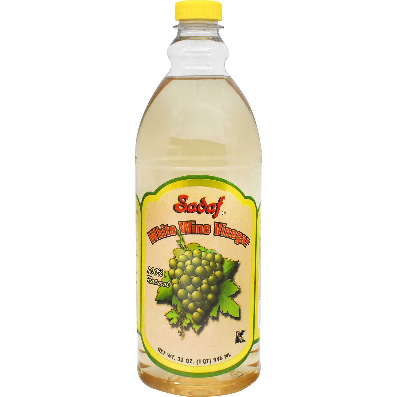 Sadaf White Wine Vinegar | 100% Natural - 32 oz. - Sadaf.com