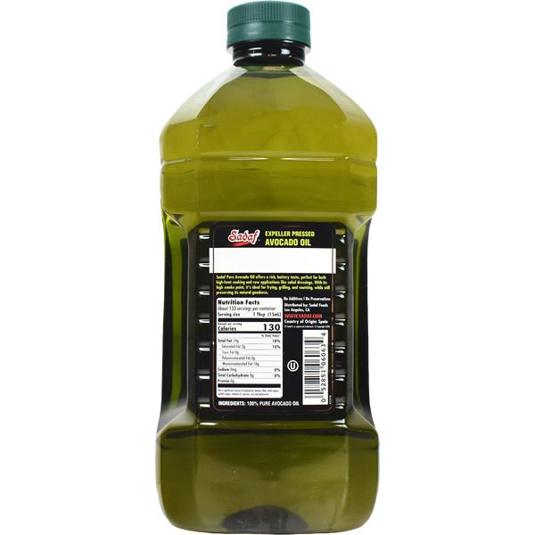 Sadaf 100% Pure Avocado Oil | Single Origin Expeller Pressed - 2L - Sadaf.com