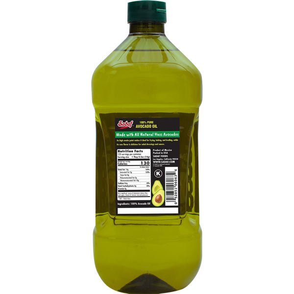 Sadaf 100% Pure Avocado Oil | Single Origin Expeller Pressed - 2L - Sadaf.com