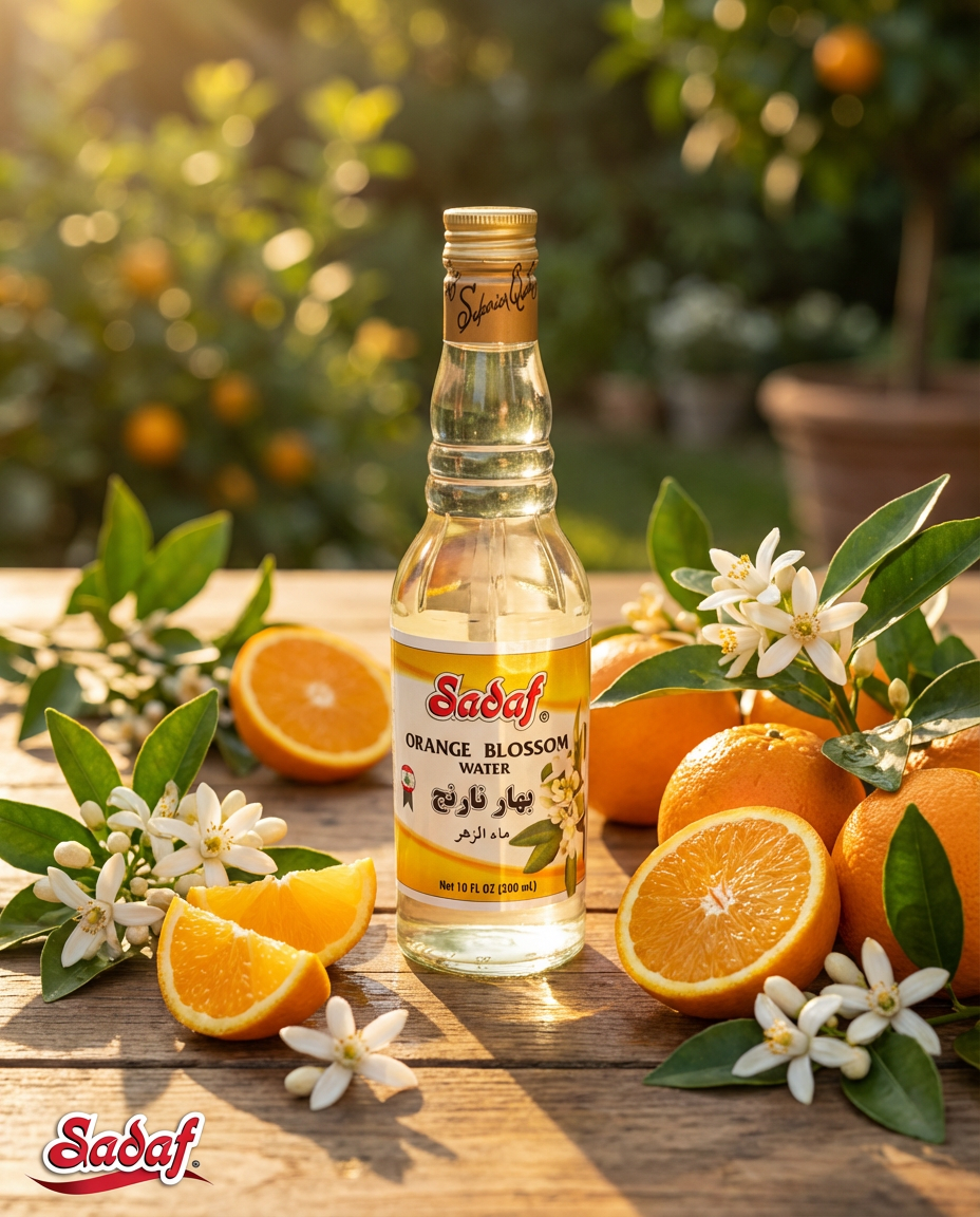 Sadaf Orange Blossom Water Imported 10 fl. oz. - Sadaf.com