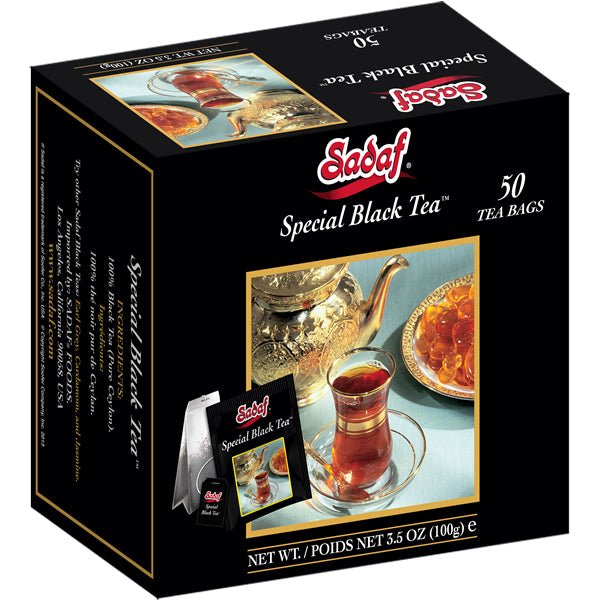 Special Black Tea | Foil Tea Bags - 50 Count - Sadaf.com