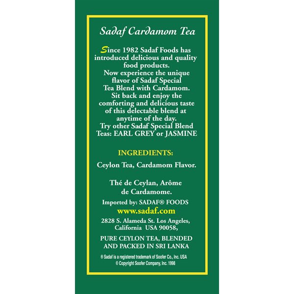 Special Blend Tea with Cardamom | Loose Leaf - Sadaf.com